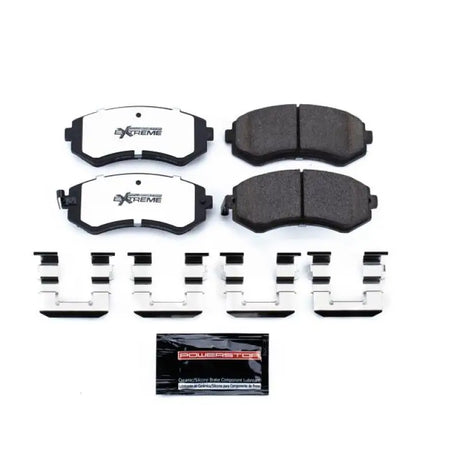 Power Stop 89-96 Nissan 240SX Front Z26 Extreme Street Brake Pads w/Hardware - Truck & Automotive
