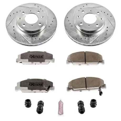PowerStop Power Stop 90-00 Honda Civic Front Z26 Street Warrior Brake Kit
