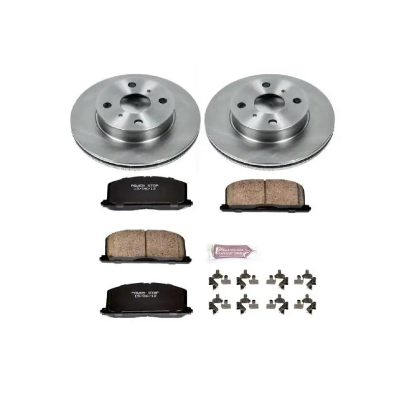 Power Stop 90-92 Geo Prizm Front Autospecialty Brake Kit - Truck & Automotive