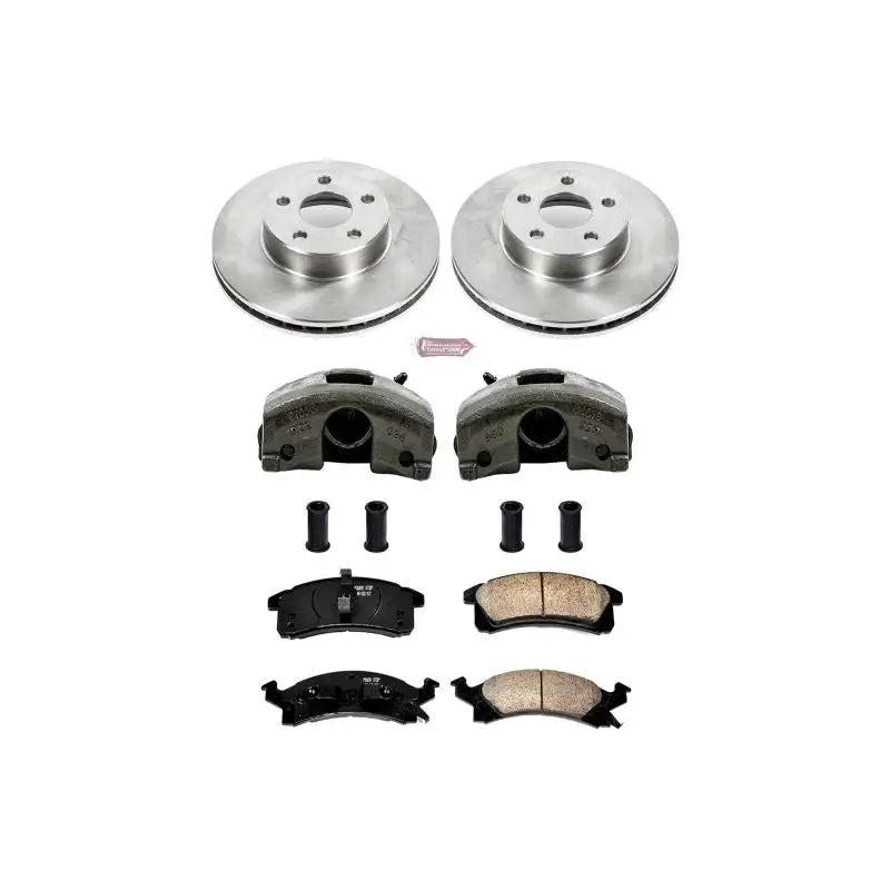 PowerStop KCOE3156 Power Stop 90-98 Buick Skylark Autospecialty Kit w/ Calipers - Front