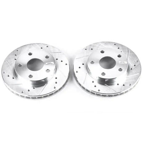 Power Stop 91-95 Toyota MR2 Front Evolution Drilled & Slotted Rotors - Pair - Truck Automotive
