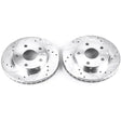 Power Stop 91-95 Toyota MR2 Front Evolution Drilled & Slotted Rotors - Pair - Truck Automotive