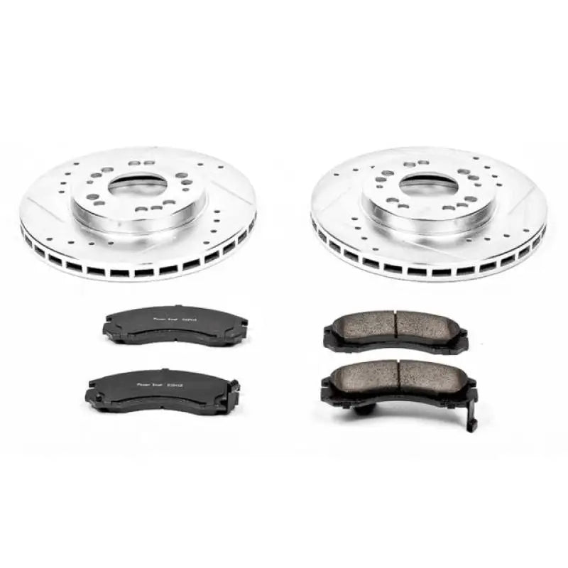 Power Stop 91-96 Dodge Stealth Front Z23 Evolution Sport Brake Kit - Truck & Automotive