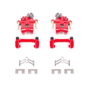 PowerStop Power Stop 92-01 Honda Prelude Rear Red Calipers w/Brackets - Pair