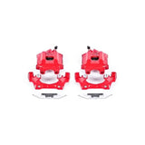 PowerStop Power Stop 92-98 BMW 318i Rear Red Calipers w/Brackets - Pair