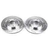 Power Stop 93-95 Mazda RX-7 Rear Evolution Drilled & Slotted Rotors - Pair - JBR761XPR