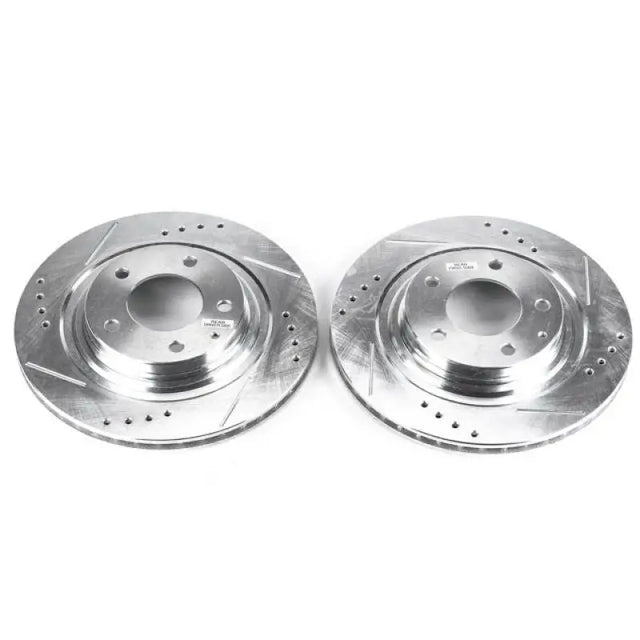 Power Stop 93-95 Mazda RX-7 Rear Evolution Drilled & Slotted Rotors - Pair - JBR761XPR