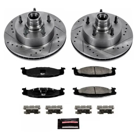 Power Stop 94-01 Ford E-150 Front Z23 Evolution Sport Brake Kit - Truck & Automotive