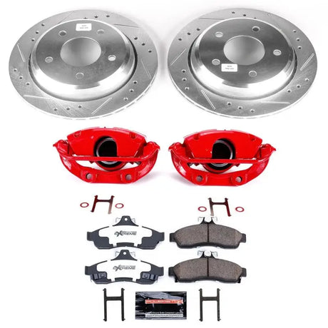 Power Stop 94-96 Chevrolet Caprice Z26 Street Kit w/ Calipers - Rear - Truck & Automotive