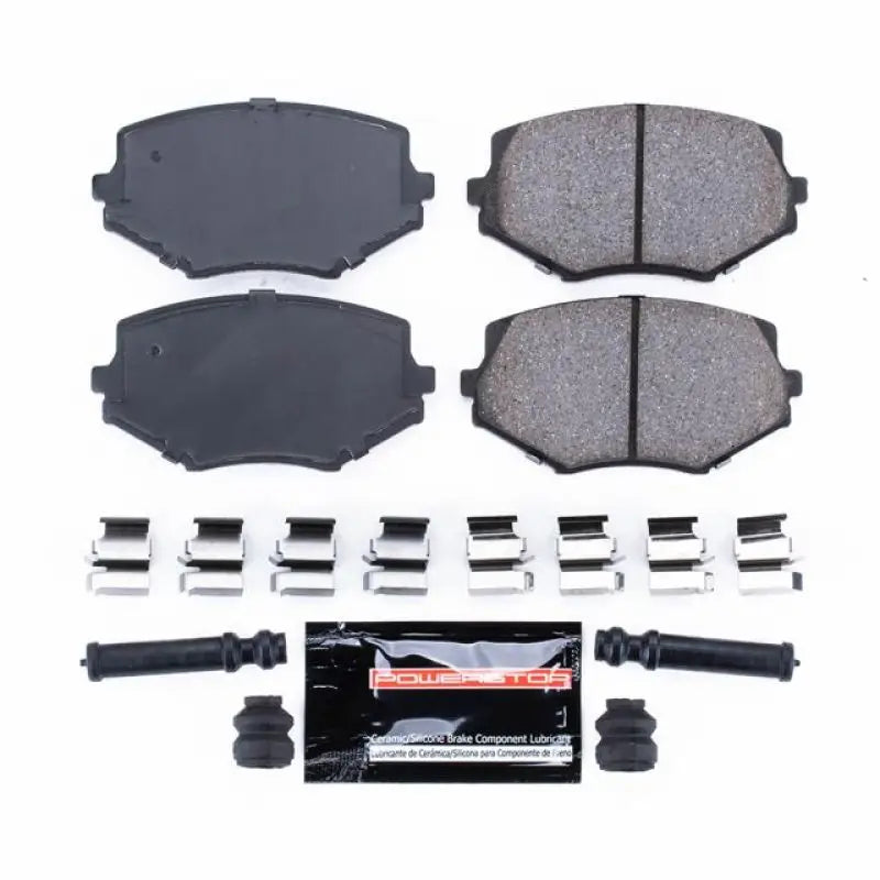 Power Stop 94-97 Mazda Miata Front Z23 Evolution Sport Brake Pads w/Hardware - Truck & Automotive