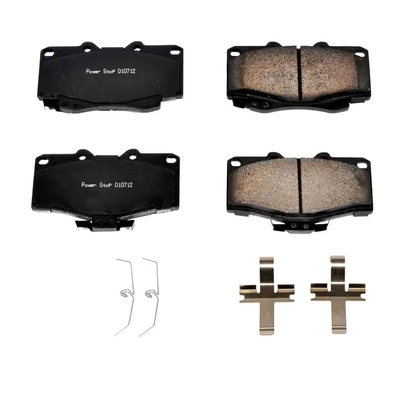 PowerStop 17-436 Power Stop 96-02 Toyota 4Runner Front Z17 Evolution Ceramic Brake Pads w/Hardware