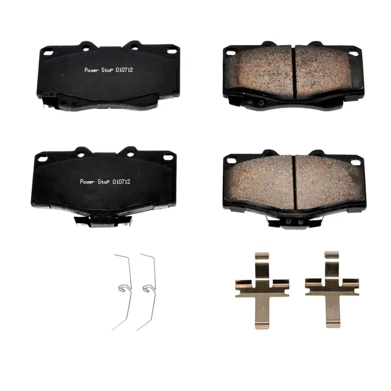 PowerStop 17-436 Power Stop 96-02 Toyota 4Runner Front Z17 Evolution Ceramic Brake Pads w/Hardware