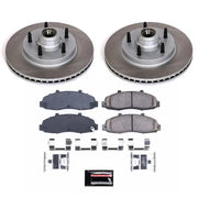 Power Stop 97-00 Ford F-150 Front Semi-Coated Rotor Kit - PowerStop
