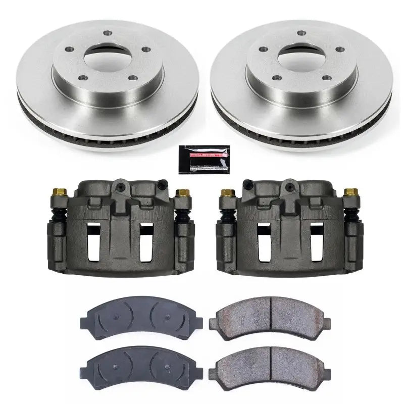 Power Stop 97-05 Chevrolet Blazer Autospecialty Kit w/ Calipers - Front - Truck & Automotive