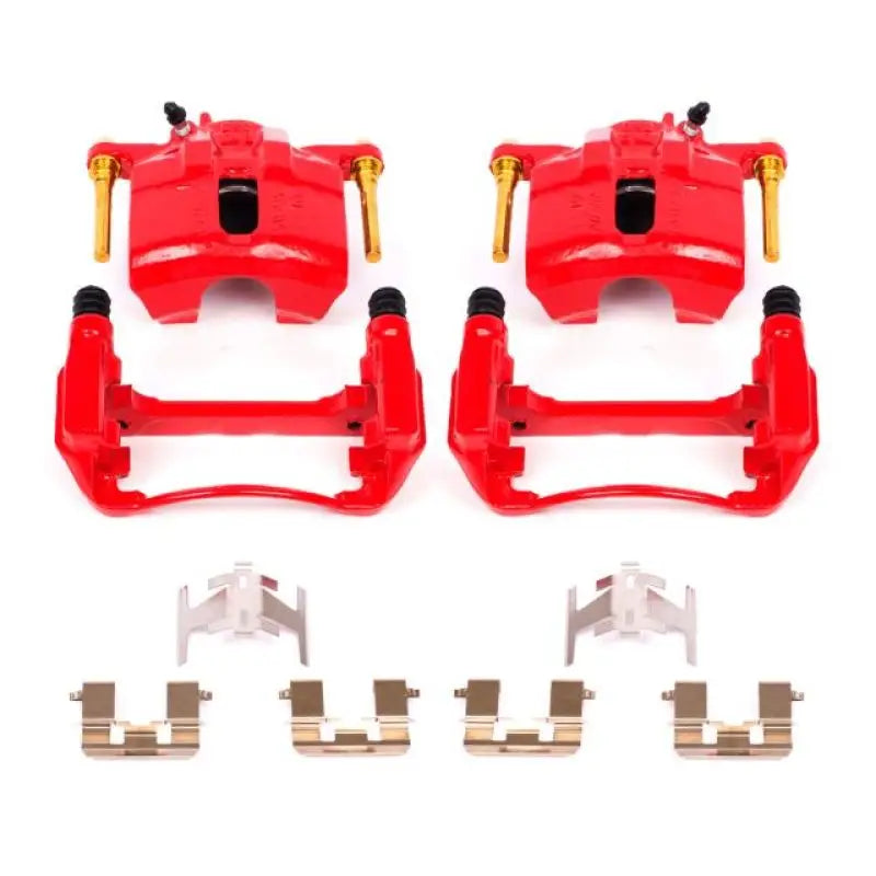 PowerStop S1460 Power Stop 97-99 Acura CL Front Red Calipers w/Brackets - Pair