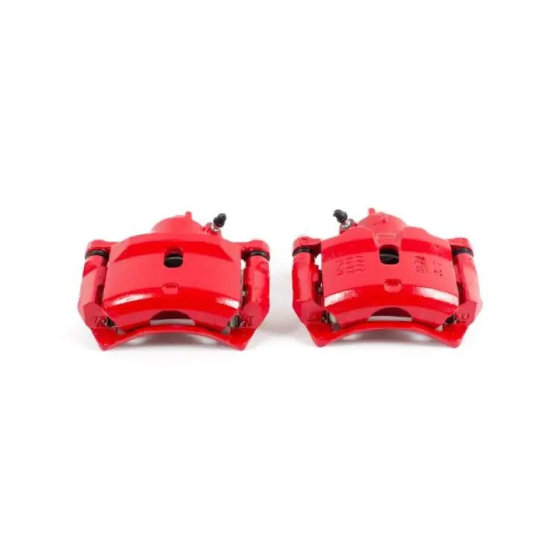 Power Stop 97-99 Acura CL Front Red Calipers w/Brackets - Pair - Truck & Automotive