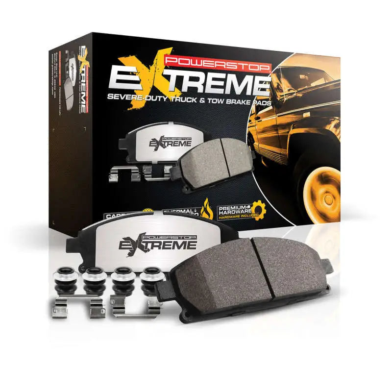 Power Stop 98-07 Lexus LX470 Rear Z36 Truck & Tow Brake Pads w/Hardware - Automotive