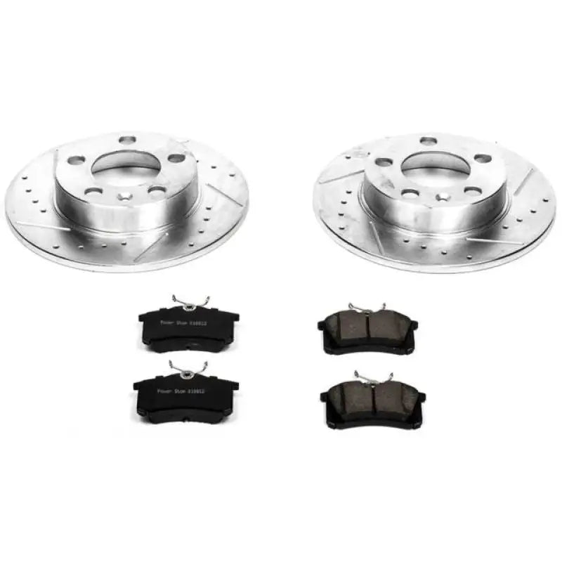 Power Stop 98-10 Volkswagen Beetle Rear Z23 Evolution Sport Brake Kit - Truck & Automotive
