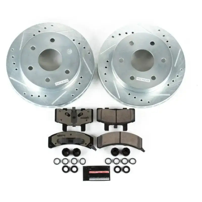Power Stop 99-00 Cadillac Escalade Front Z36 Truck & Tow Brake Kit - Automotive