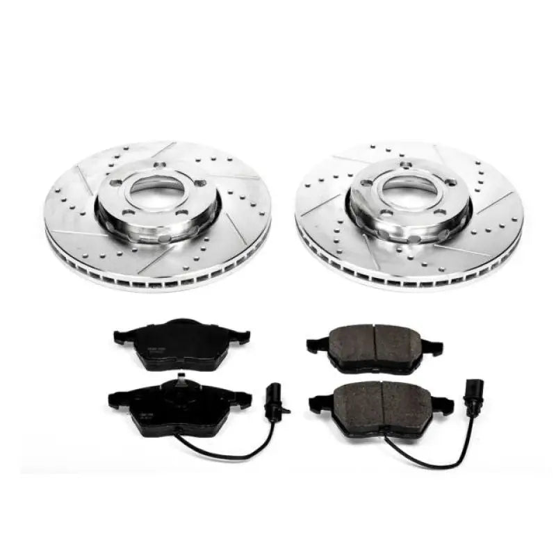 Power Stop 99-04 Audi A4 Front Z23 Evolution Sport Brake Kit - Truck & Automotive