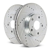 Power Stop 99-06 Audi TT Rear Evolution Drilled & Slotted Rotors - Pair - Truck Automotive