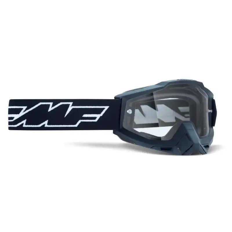 F-50038-00001 FMF VISION Powerbomb Enduro Goggle Rocket Black Clear Lens