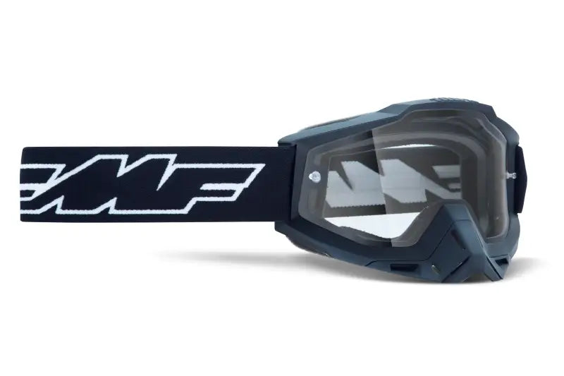F-50038-00001 FMF VISION Powerbomb Enduro Goggle Rocket Black Clear Lens