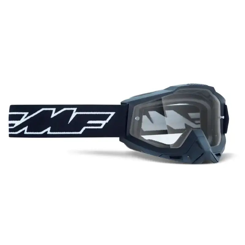 F-50036-00001 FMF VISION Powerbomb Goggle Rocket Black Clear Lens