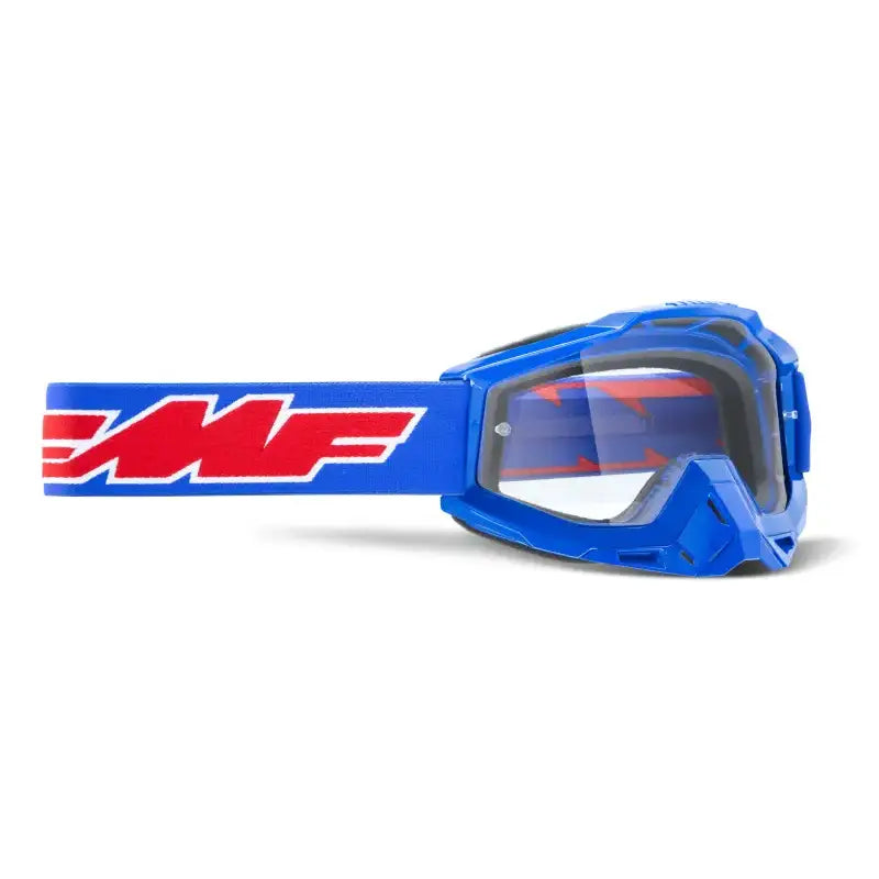 F-50036-00002 FMF VISION Powerbomb Goggle Rocket Blue Clear Lens