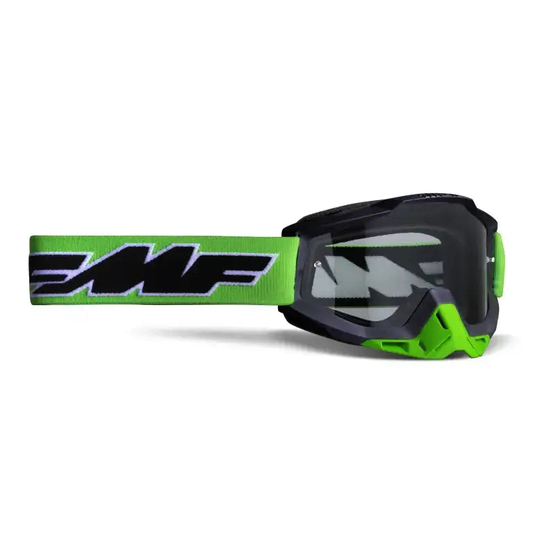 F-50036-00007 FMF VISION Powerbomb Goggle Rocket Lime Clear Lens