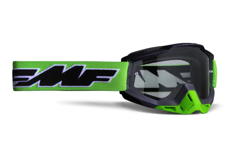 F-50036-00007 FMF VISION Powerbomb Goggle Rocket Lime Clear Lens