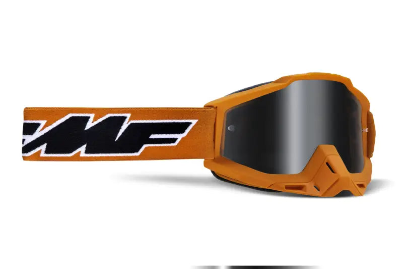 F-50037-00003 FMF VISION Powerbomb Goggle Rocket Orange Mirror Silver Lens