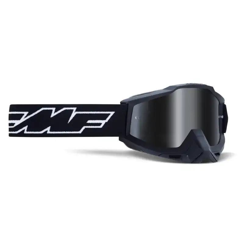 F-50048-00001 FMF VISION Powerbomb Youth Goggle Rocket Black Mirror Silver Len