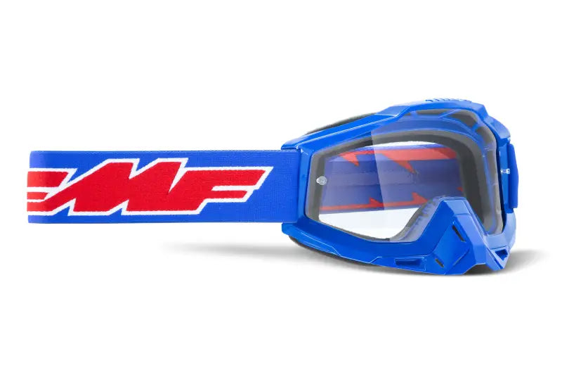F-50047-00002 FMF VISION Powerbomb Youth Goggle Rocket Blue Clear Lens