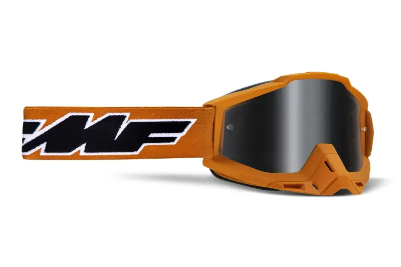 F-50048-00003 FMF VISION Powerbomb Youth Goggle Rocket Orange Mirror Silver Le