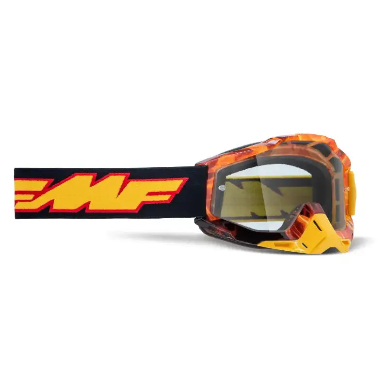 F-50047-00004 FMF VISION Powerbomb Youth Goggle Spark Clear Lens
