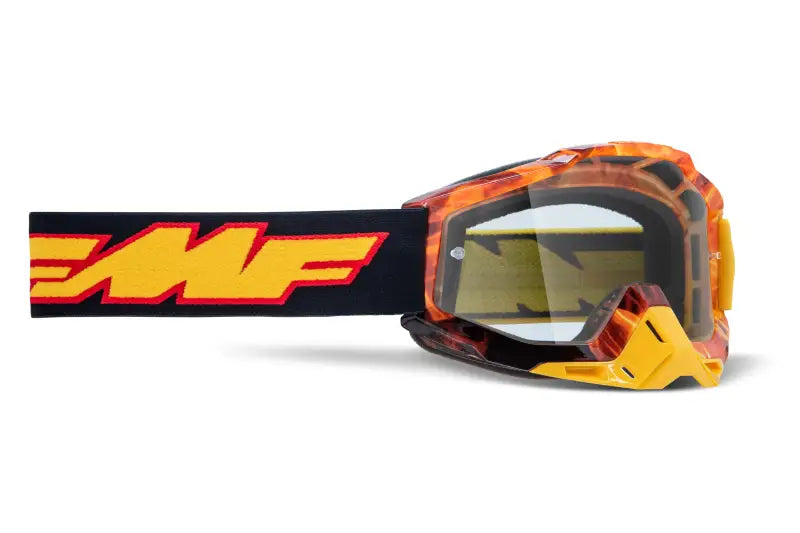F-50047-00004 FMF VISION Powerbomb Youth Goggle Spark Clear Lens