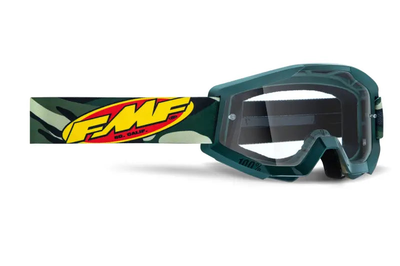 F-50050-00001 FMF VISION Powercore Goggle Assault Camo Clear Lens