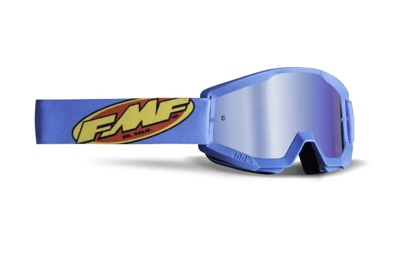 F-50051-00004 FMF VISION Powercore Goggle Core Cyan Mirror Blue Lens