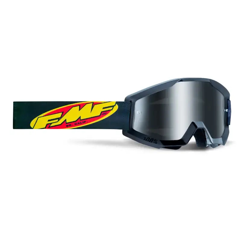 F-50055-00002 FMF VISION Powercore Youth Goggle Core Black Mirror Silver Lens