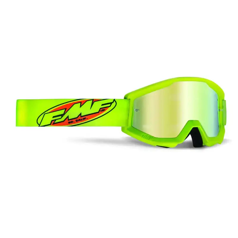 F-50055-00003 FMF VISION Powercore Youth Goggle Core Yellow Mirror Gold Lens