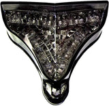 Powergrid Tail Light Smoke with LED taillight and integrated turn signals for motorcycles