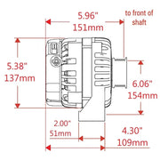 Powermaster 8517943-17.5 Alternator/ Generator - Black