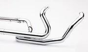 Powerport Dual Headpipes Chrome Flh/Flt 09 16 - COBRA