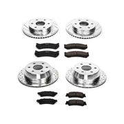 Powerstop K2010 Disc Brake PAD AND Rotor KIT