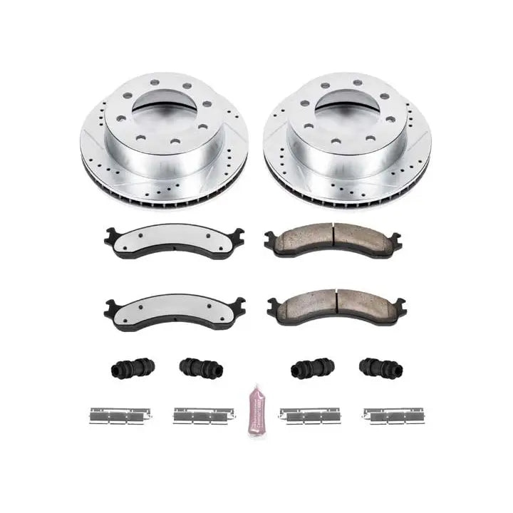 Powerstop K2156-36 Disc Brake PAD AND Rotor KIT