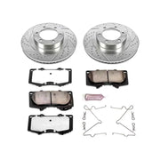 Powerstop K2421-36 Disc Brake PAD AND Rotor KIT