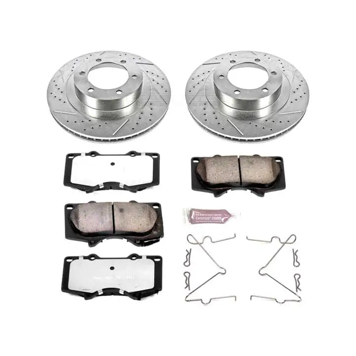 Powerstop K2421-36 Disc Brake PAD AND Rotor KIT