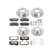 Powerstop K2422-36 Disc Brake PAD AND Rotor KIT