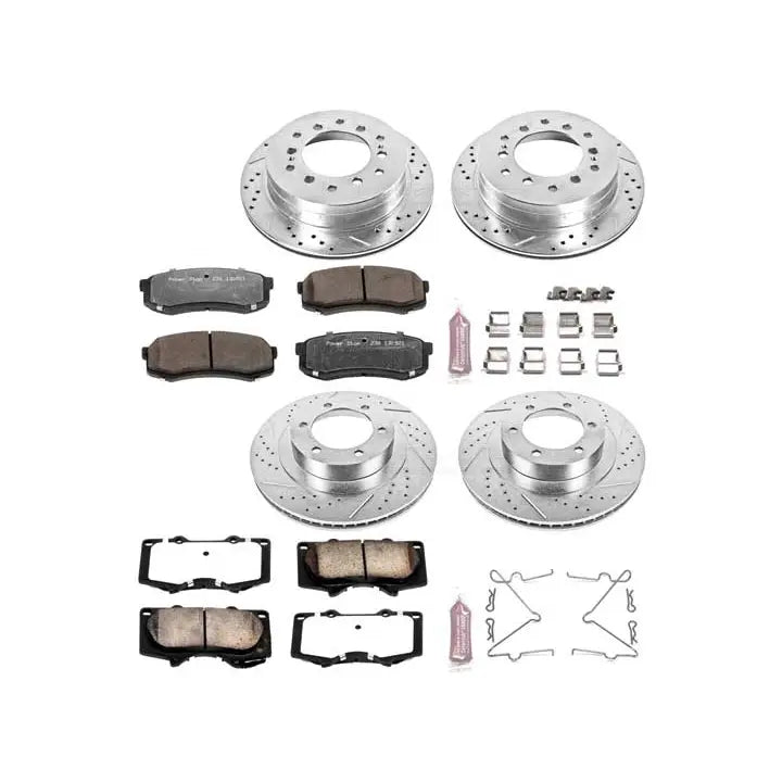 Powerstop K2422-36 Disc Brake PAD AND Rotor KIT